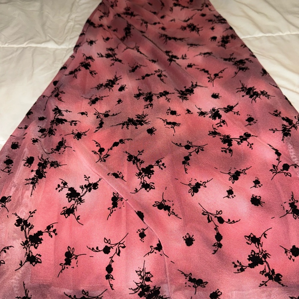 Wild Fable Pink Floral Maxi Dress